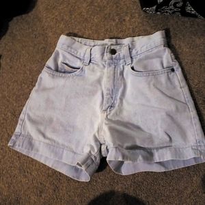 Riders high waisted jean shorts